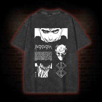 From Now on I will Fight My Own Battles Washed T-shirt