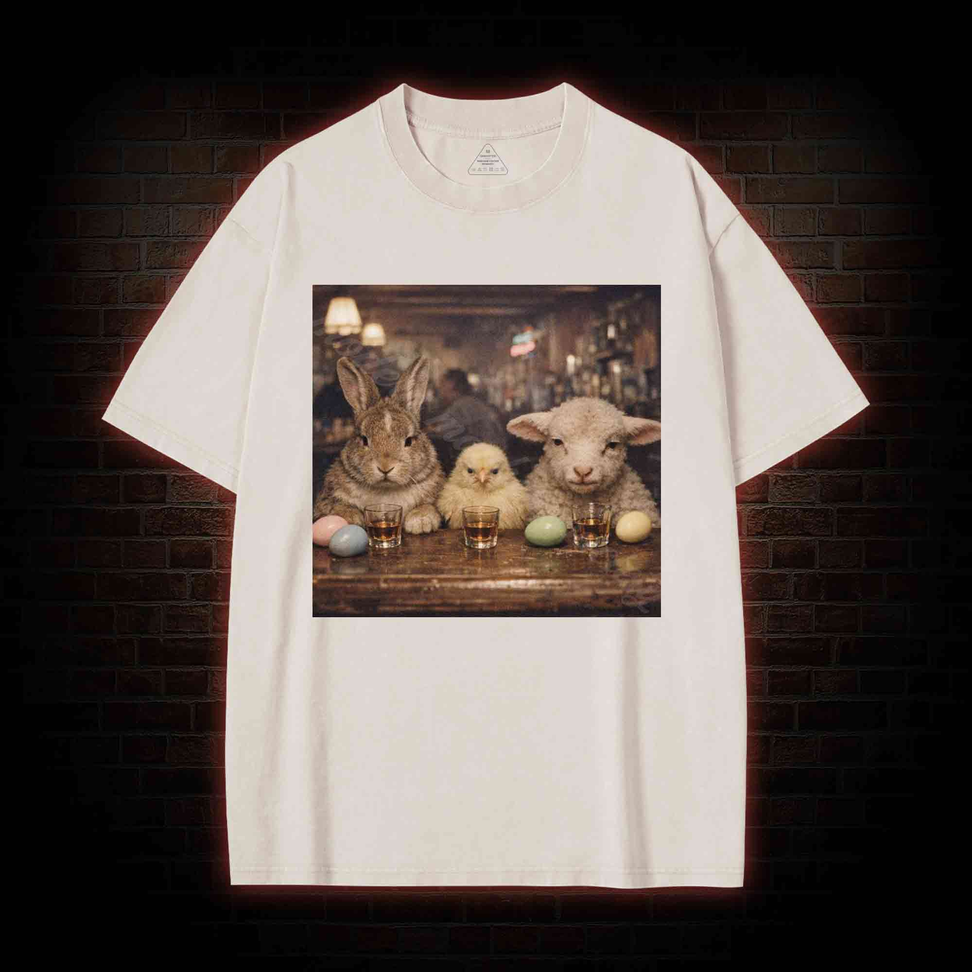 Animal Meme Washed T-shirt