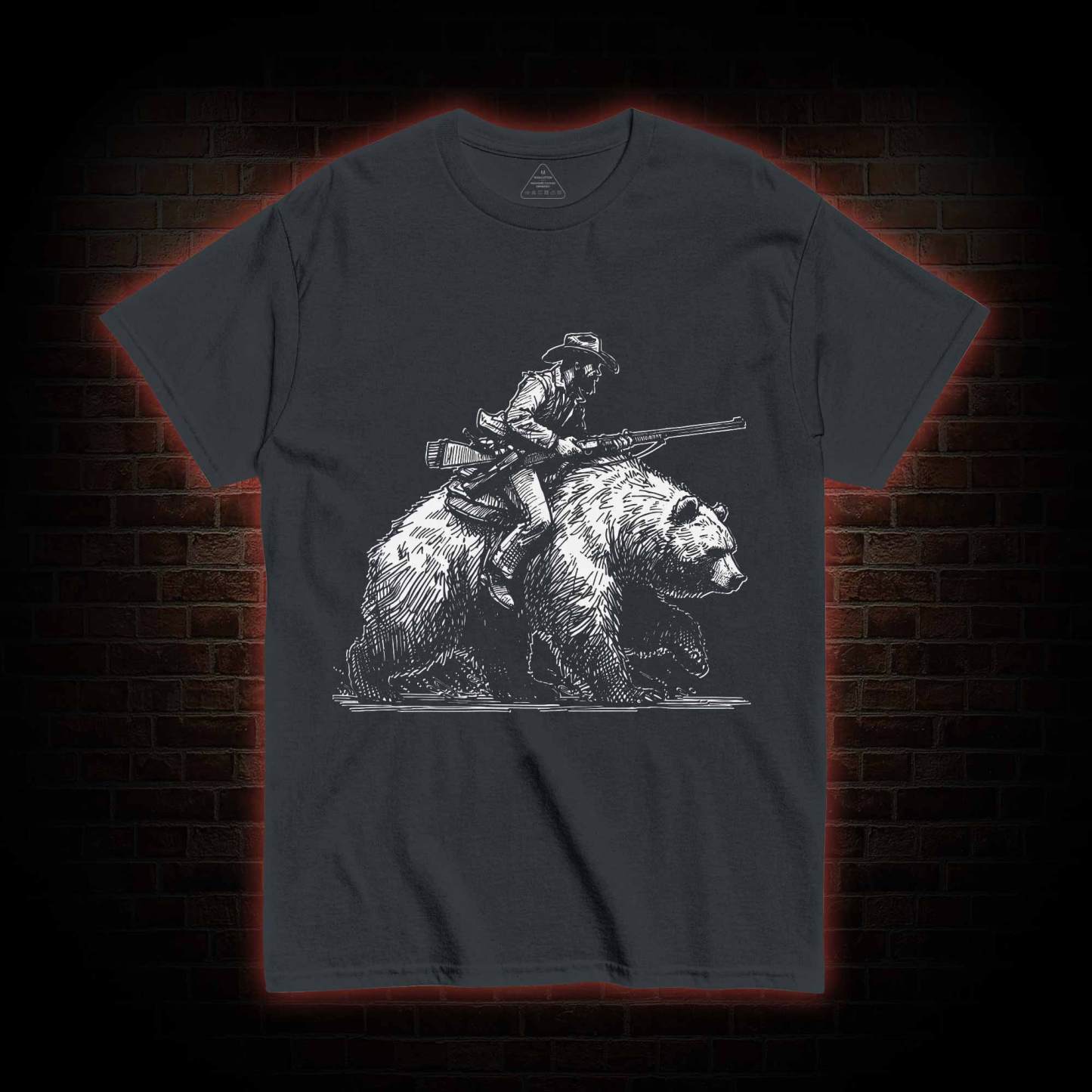 Cowboy Riding a Bear T-shirt
