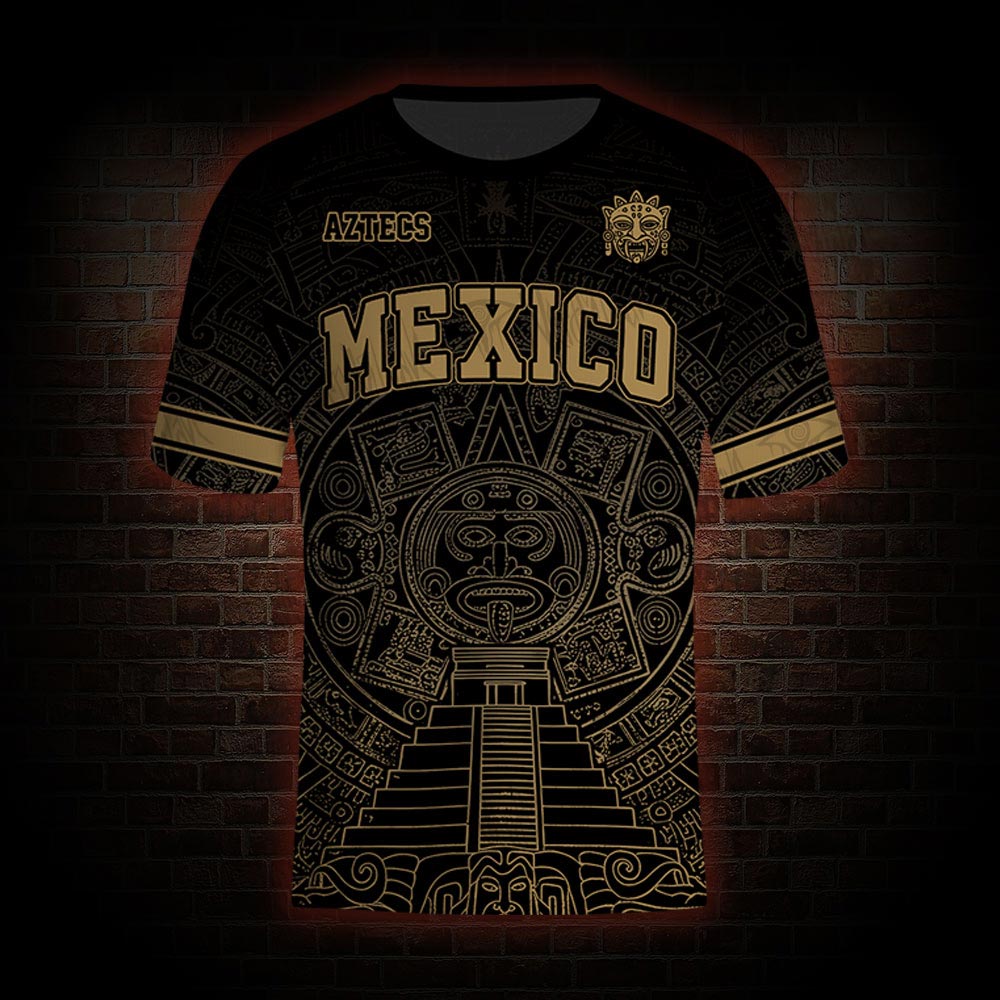 Personalized Mexico Aztec Totem Football Jersey