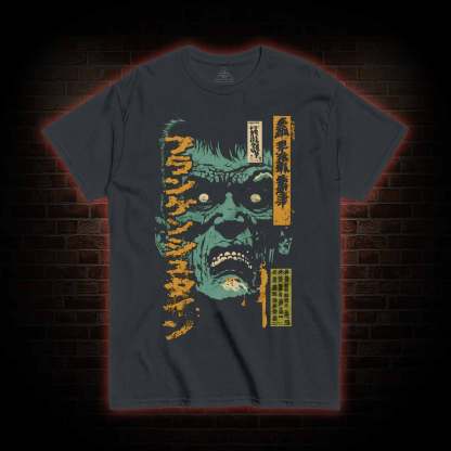 Frankenstein Retro Manga Monster T-shirt