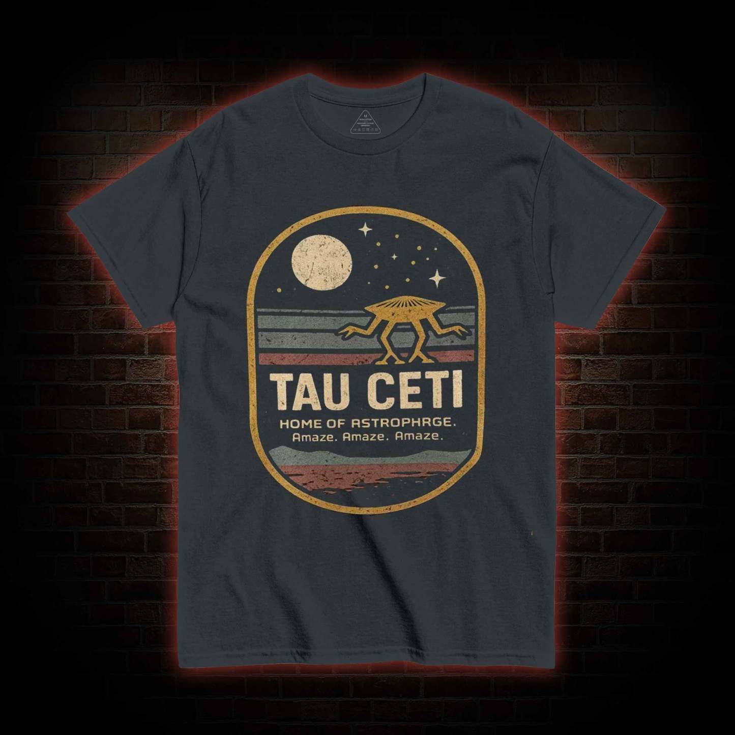 Retro Tau Ceti T-shirt