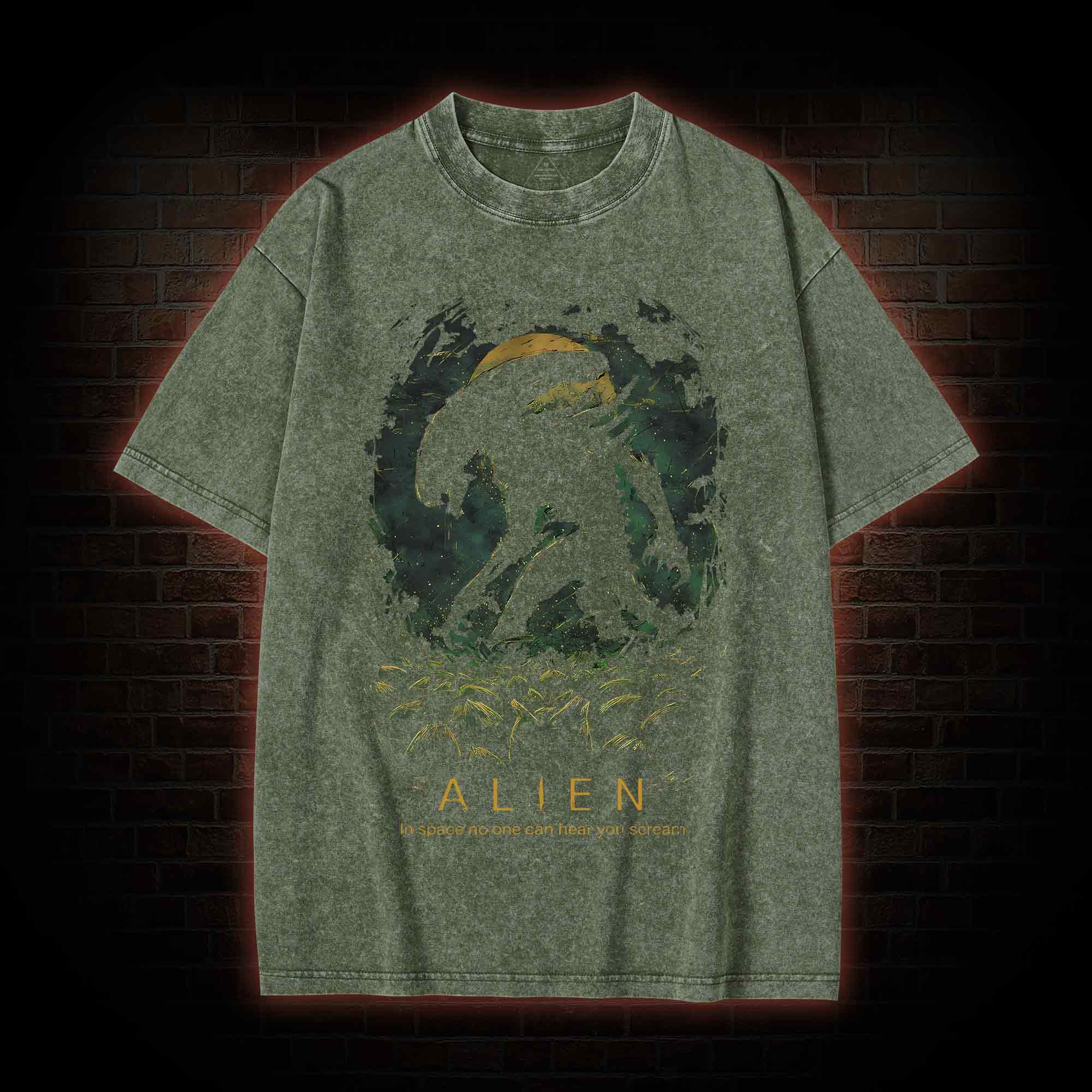 Alien Vintage Washed T-Shirt