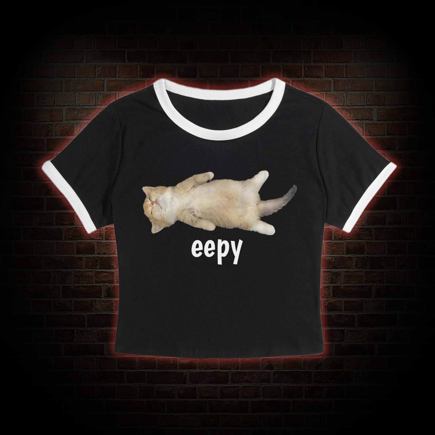 Silly Sleepy Cat Baby Tee