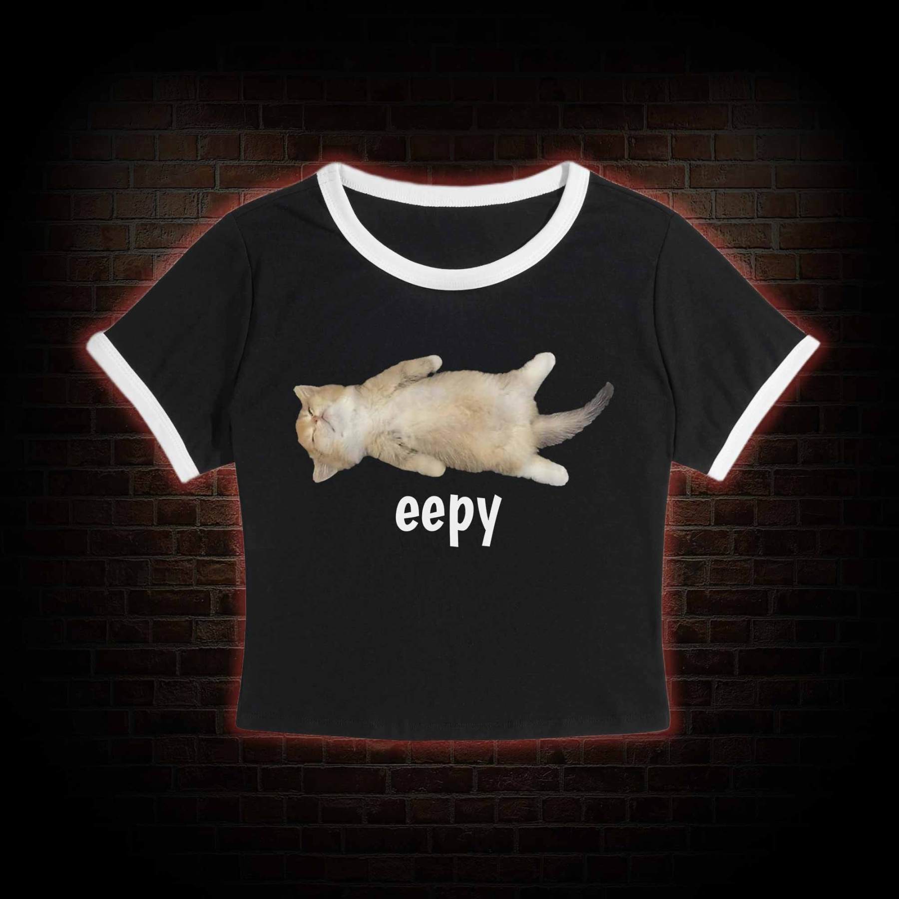 Silly Sleepy Cat Baby Tee