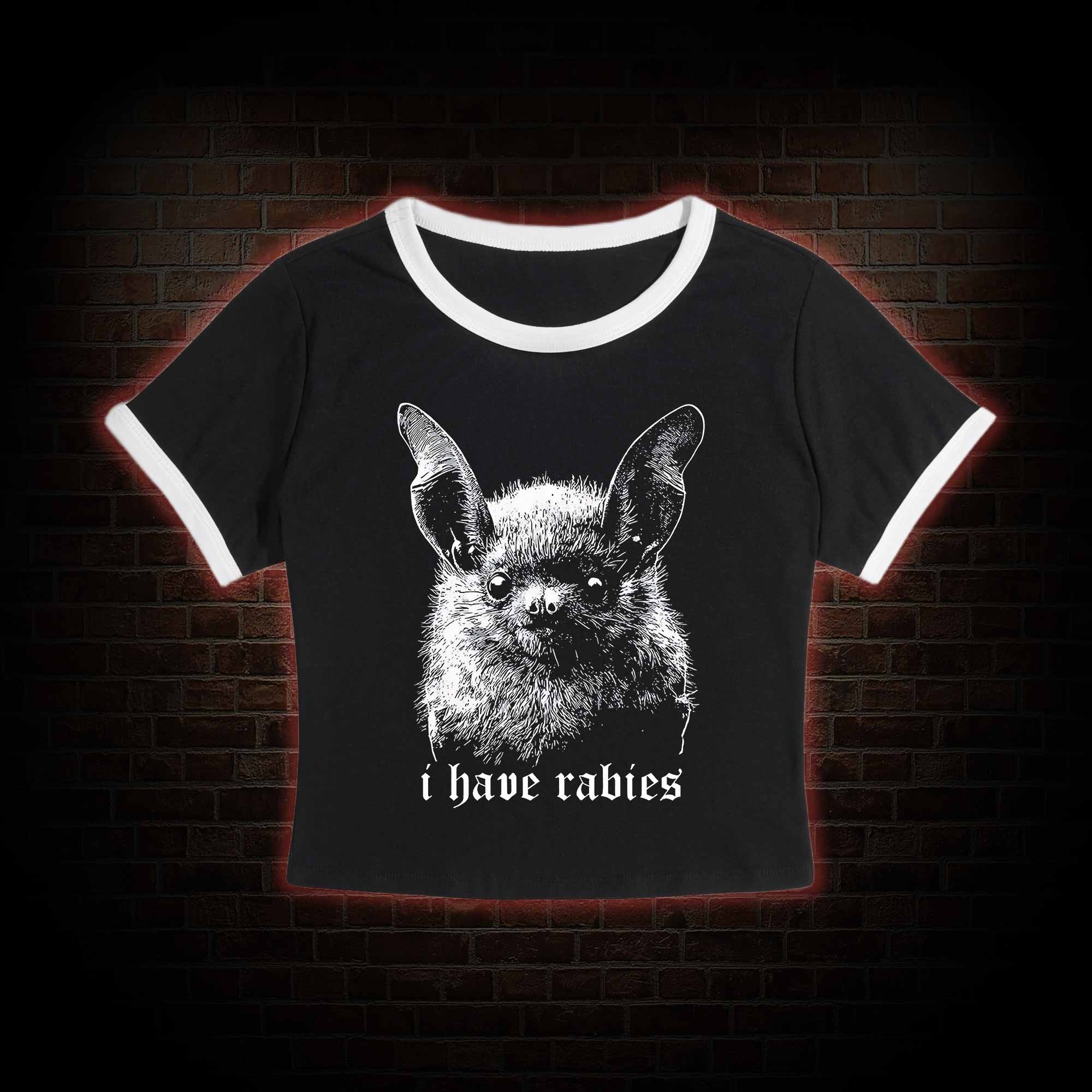 I Have Rabies Bat Baby Tee