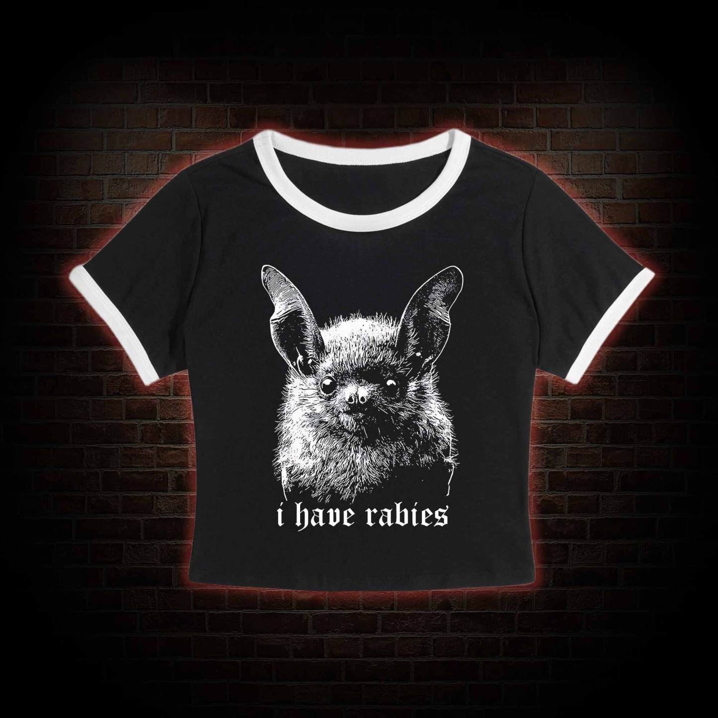 I Have Rabies Bat Baby Tee