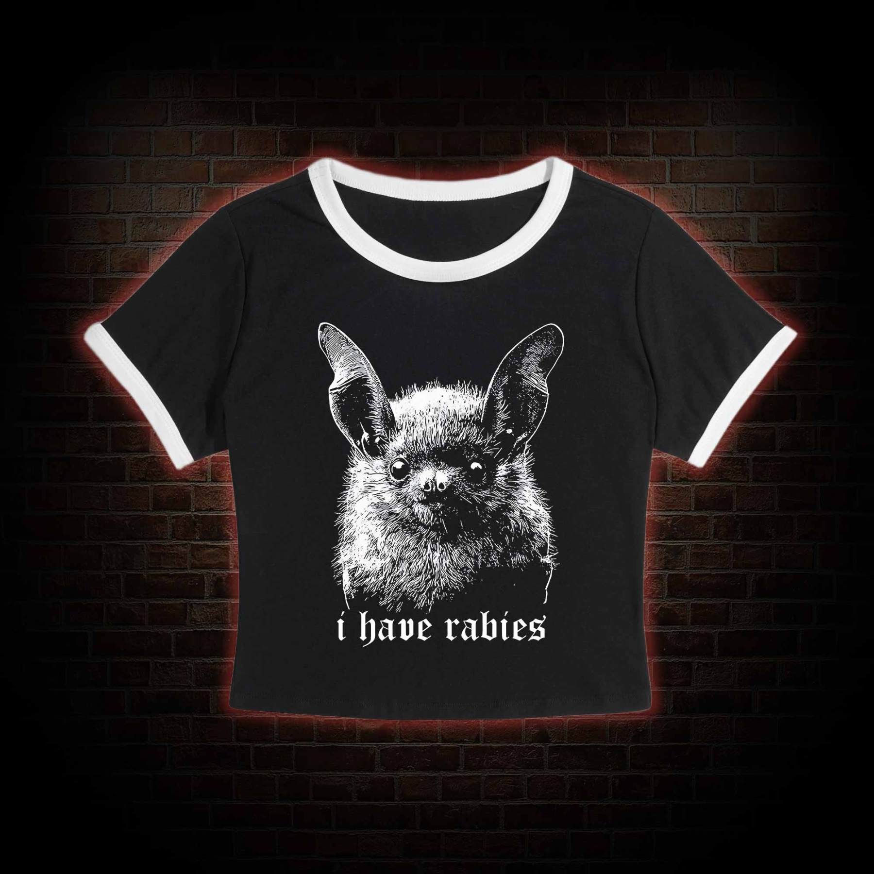I Have Rabies Bat Baby Tee