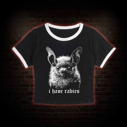 I Have Rabies Bat Baby Tee