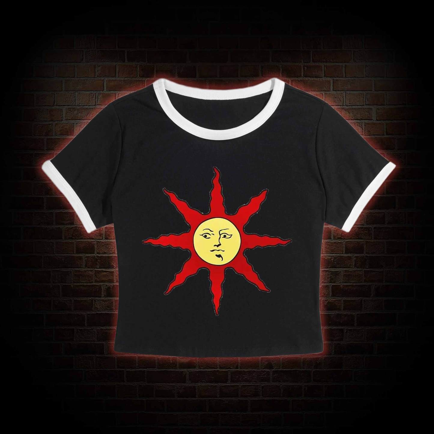 Praise The Sun Slim Crop T-Shirts