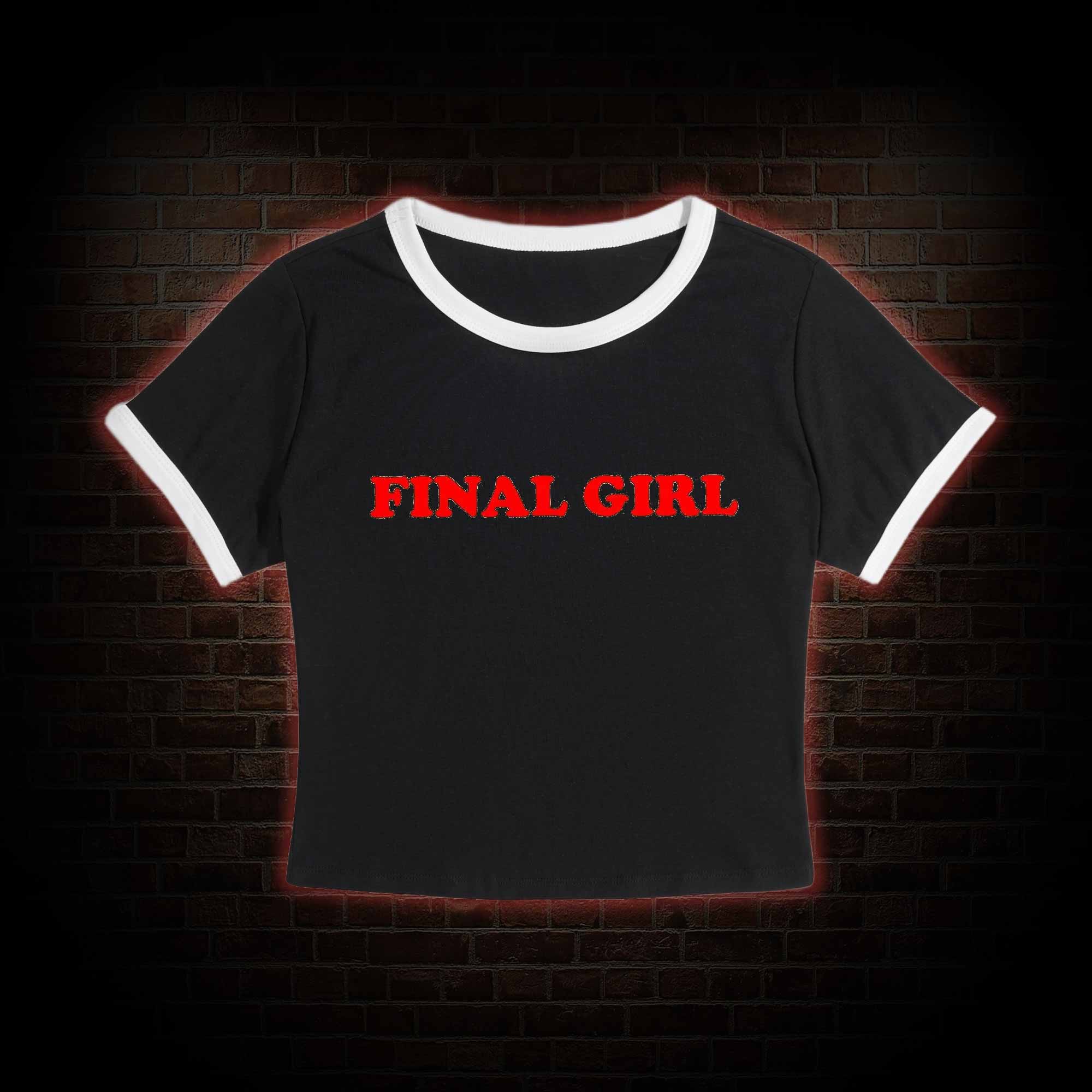 Horror Final Girl Baby Tee