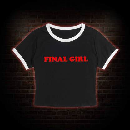 Horror Final Girl Baby Tee