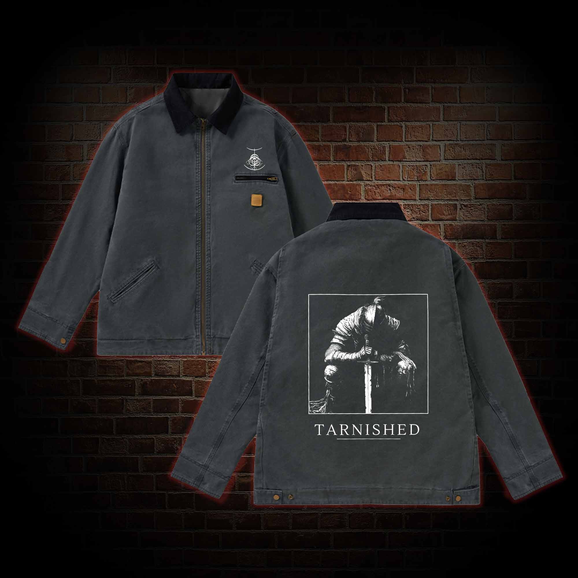 Dark Knight with Sword Classic Jacket