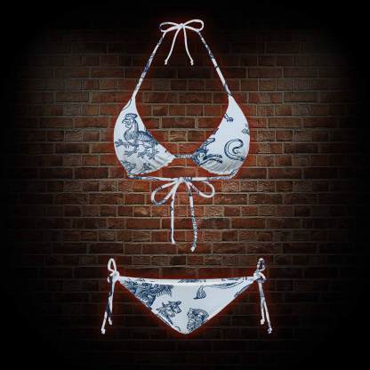 Medieval Monster Women's Adjustable Tie-Strap Bikini