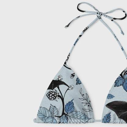 Flying Bats Women's Adjustable Tie-Strap Bikini