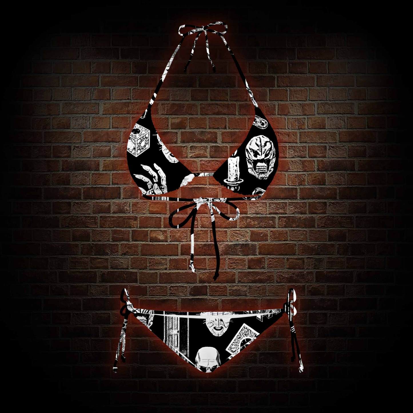 It's A Waste of Good Suffering Women's Adjustable Tie-Strap Bikini