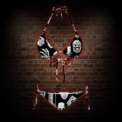 It's A Waste of Good Suffering Women's Adjustable Tie-Strap Bikini