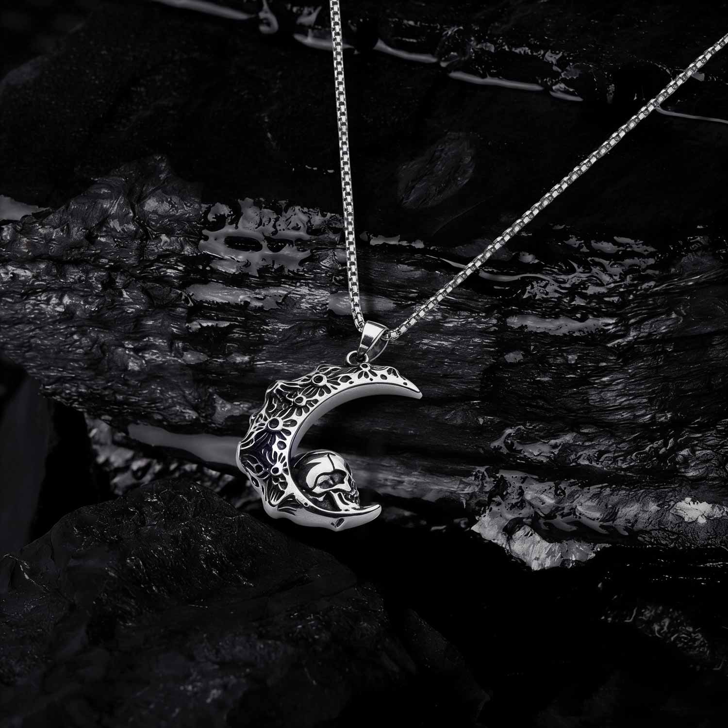 Death Moon Necklace