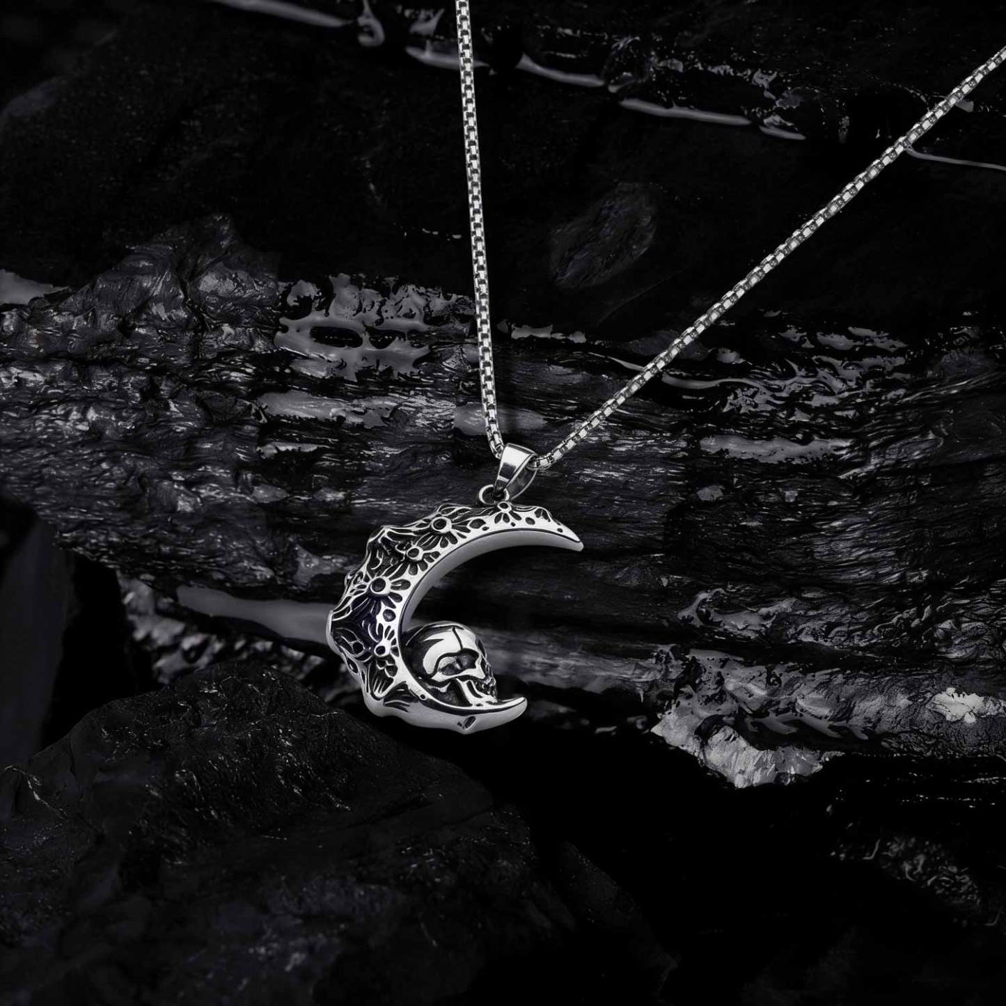 Death Moon Necklace