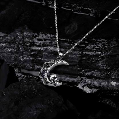 Death Moon Necklace