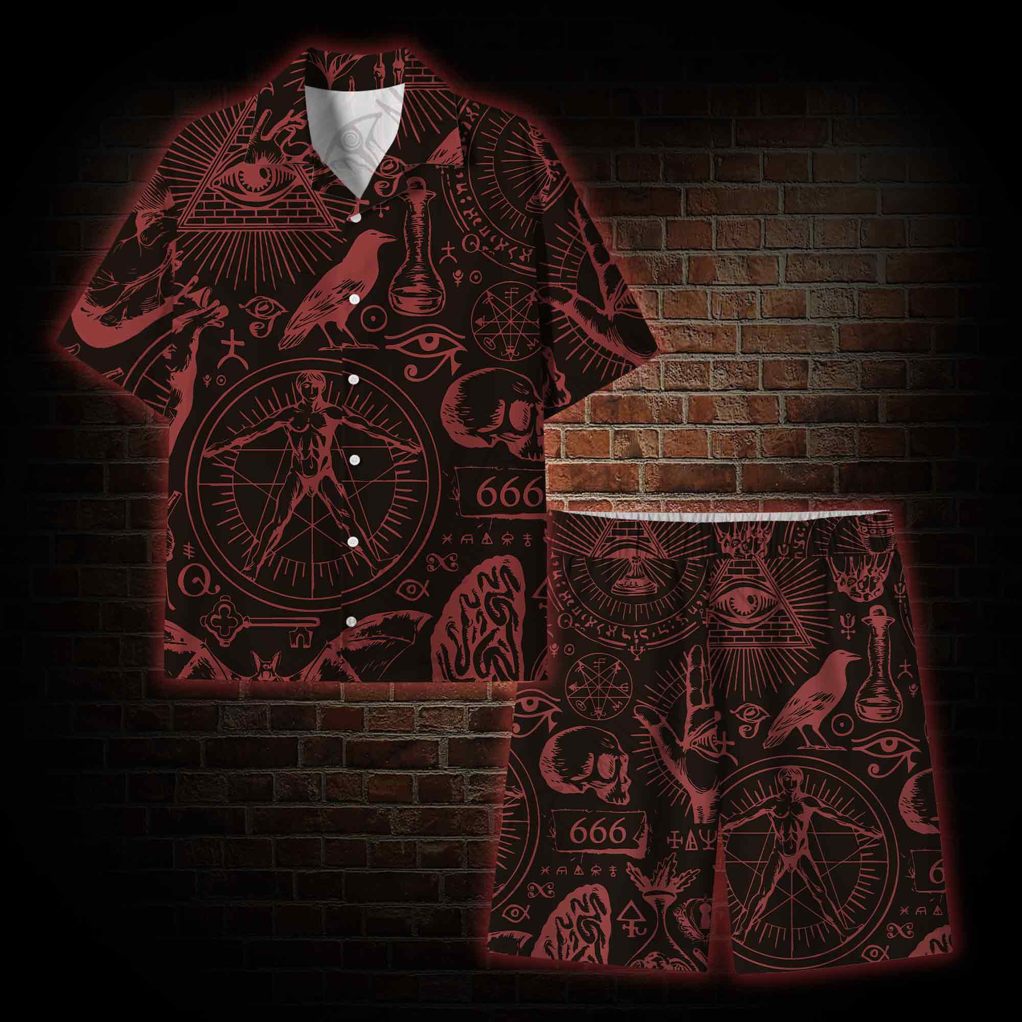 Occultism Lightweight Hawaiian Shirt