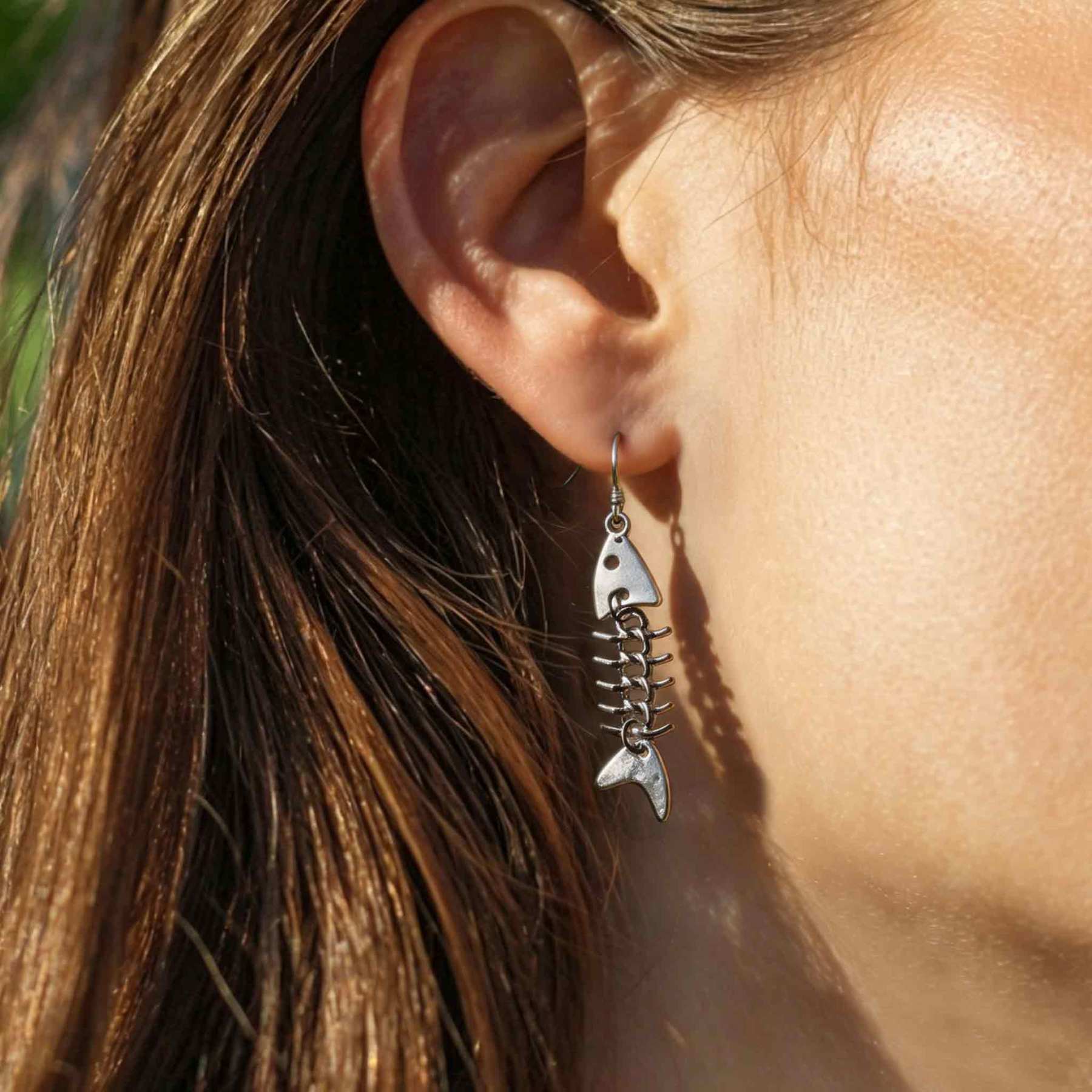 Fish Bone Earrings