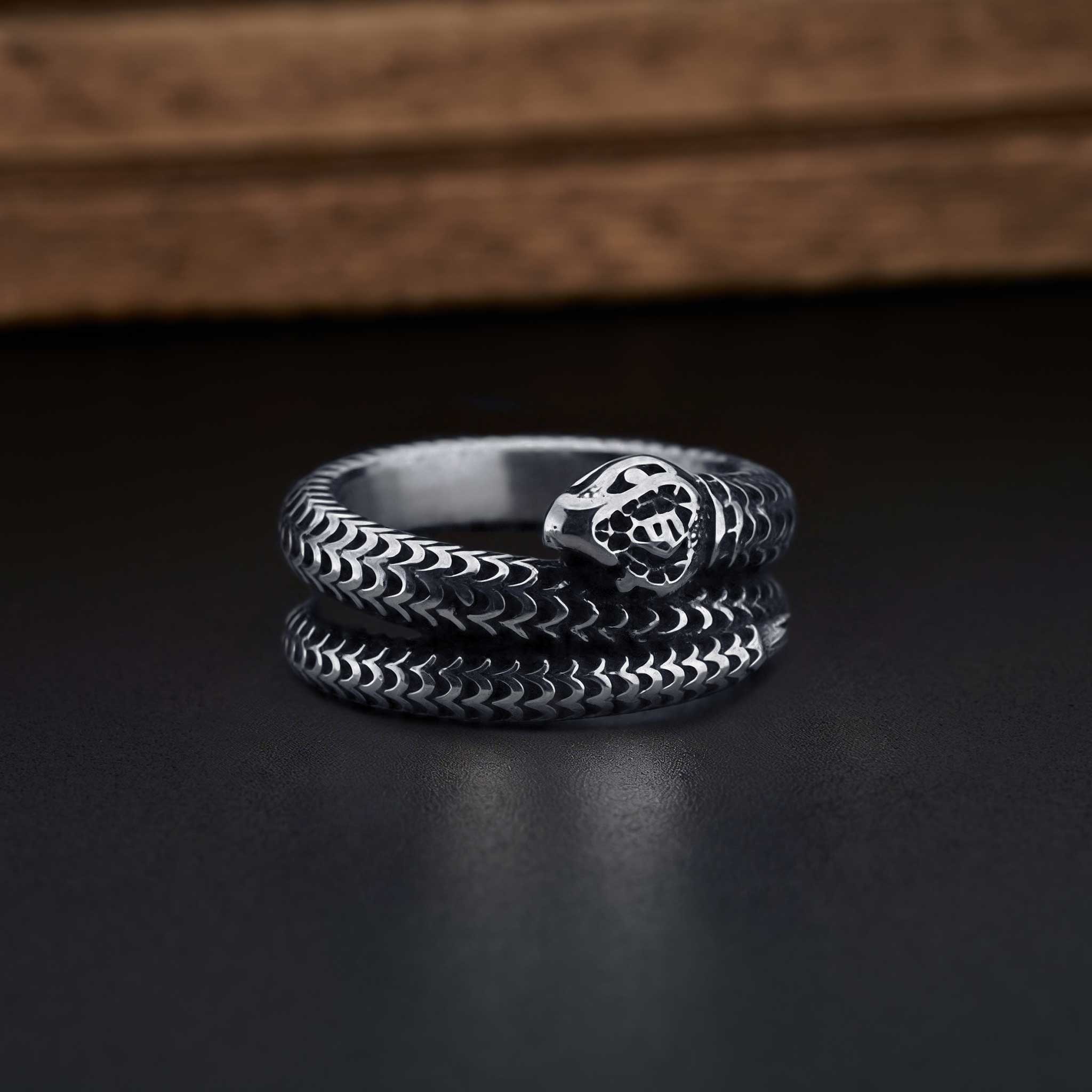 Snake Stainless Steel Ring