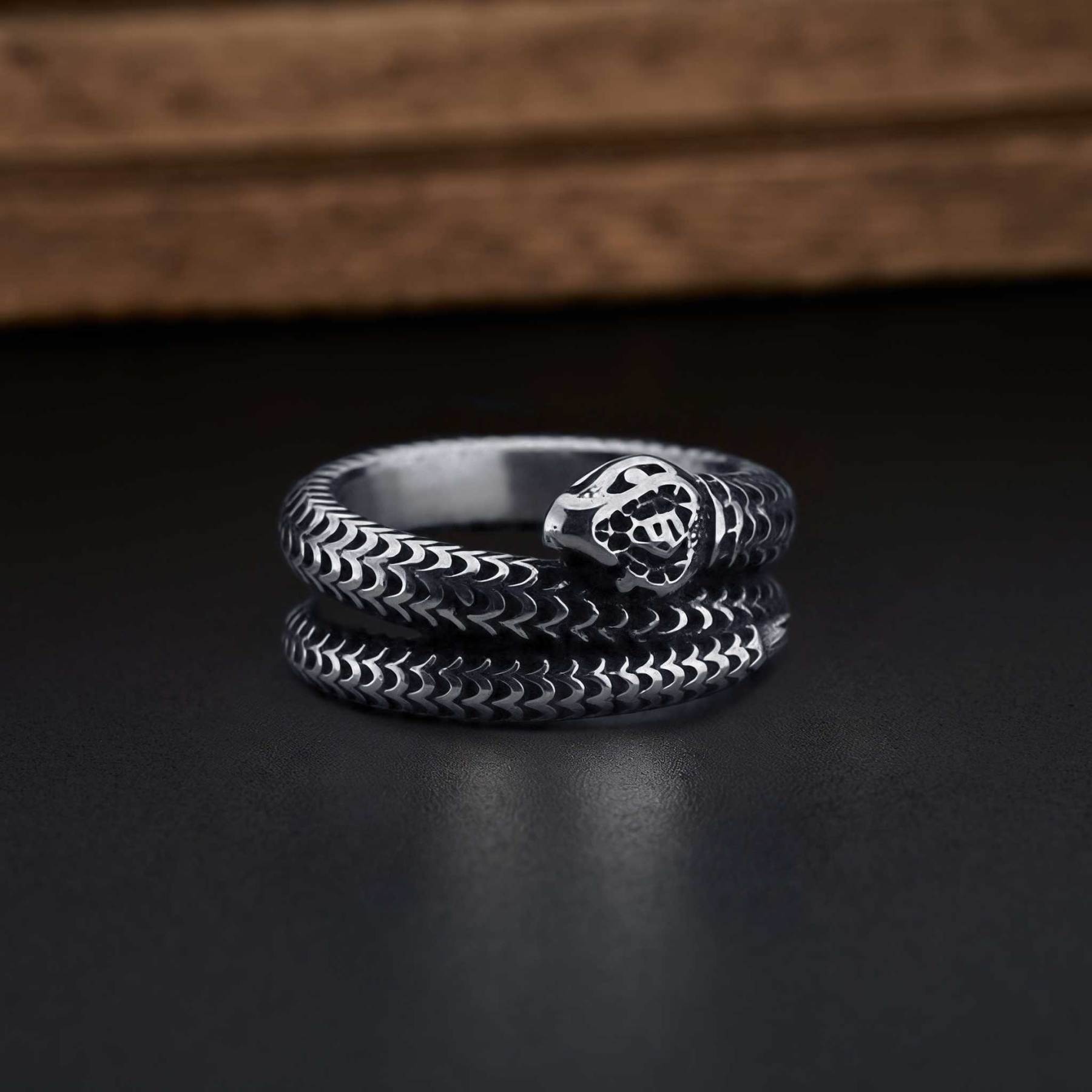 Snake Stainless Steel Ring