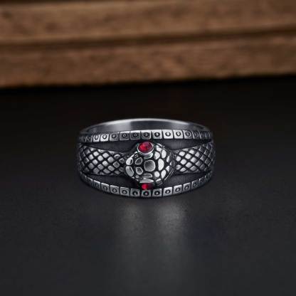 Snake Mouth Stainless Steel Ring