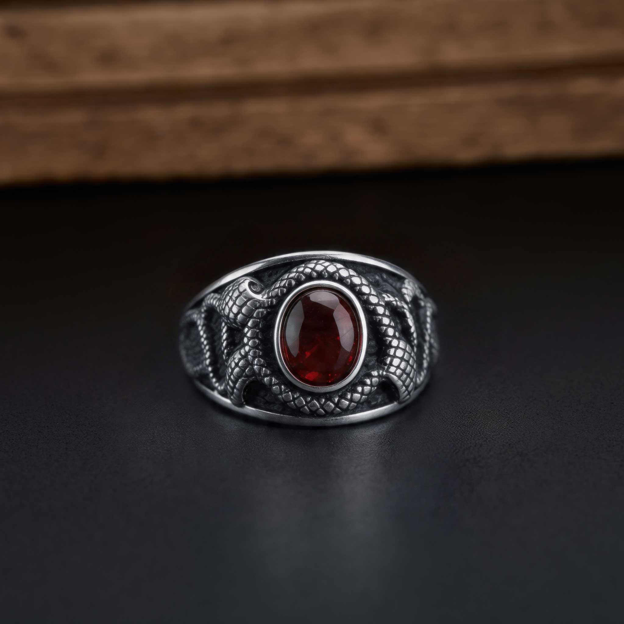 Double Head Stainless Steel Ring