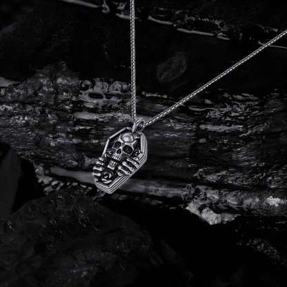 Skull Coffin Necklace