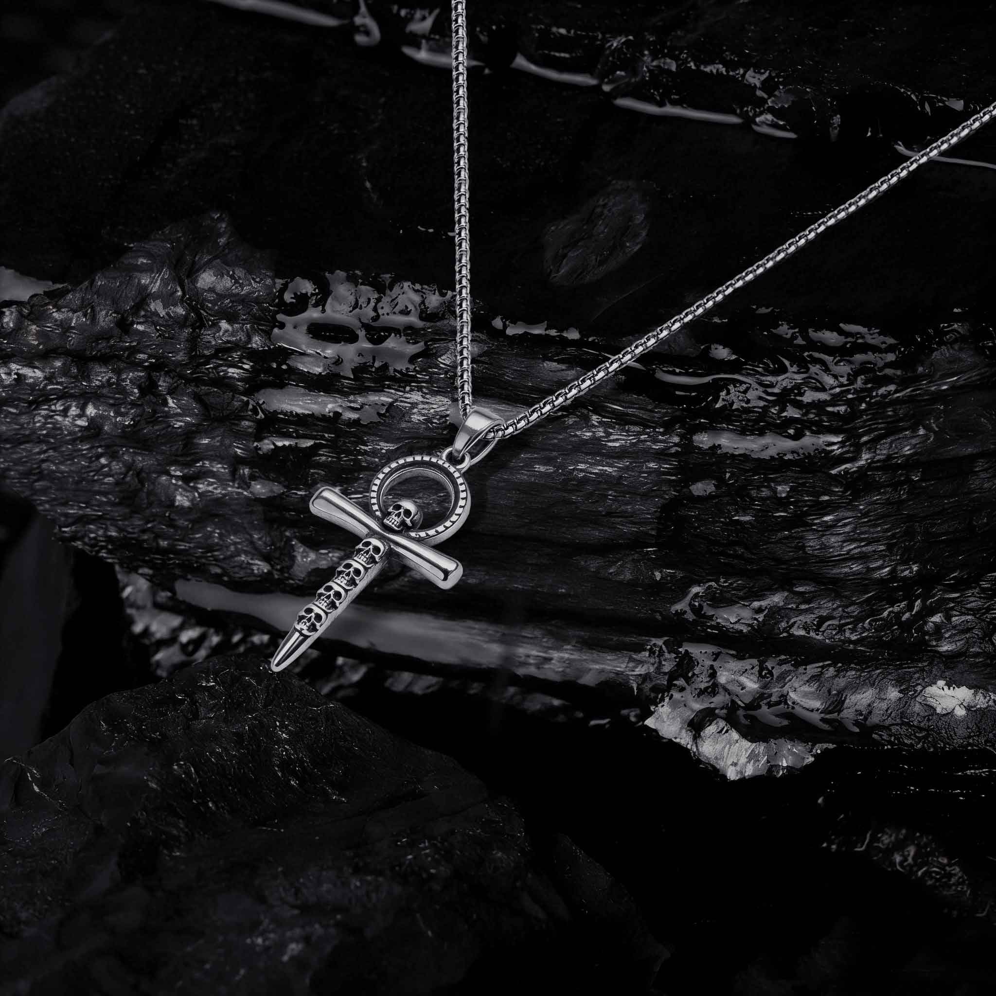 Skull Cross Necklace
