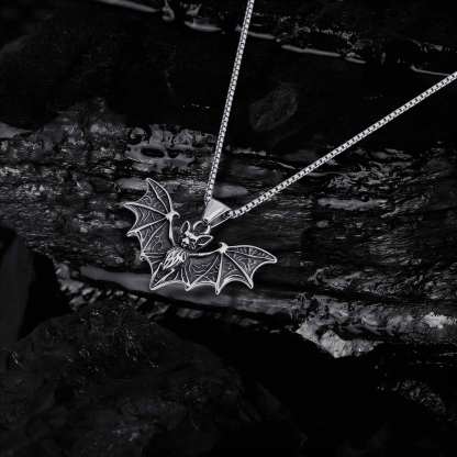 Gothic Bat Necklace