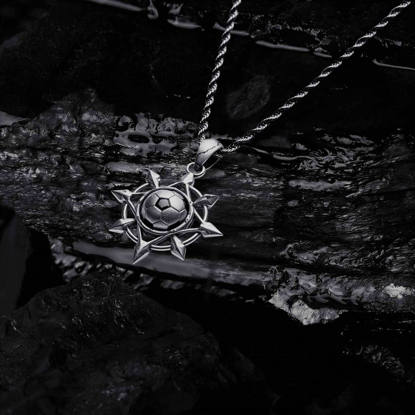 Goal Compass Pendant Necklace