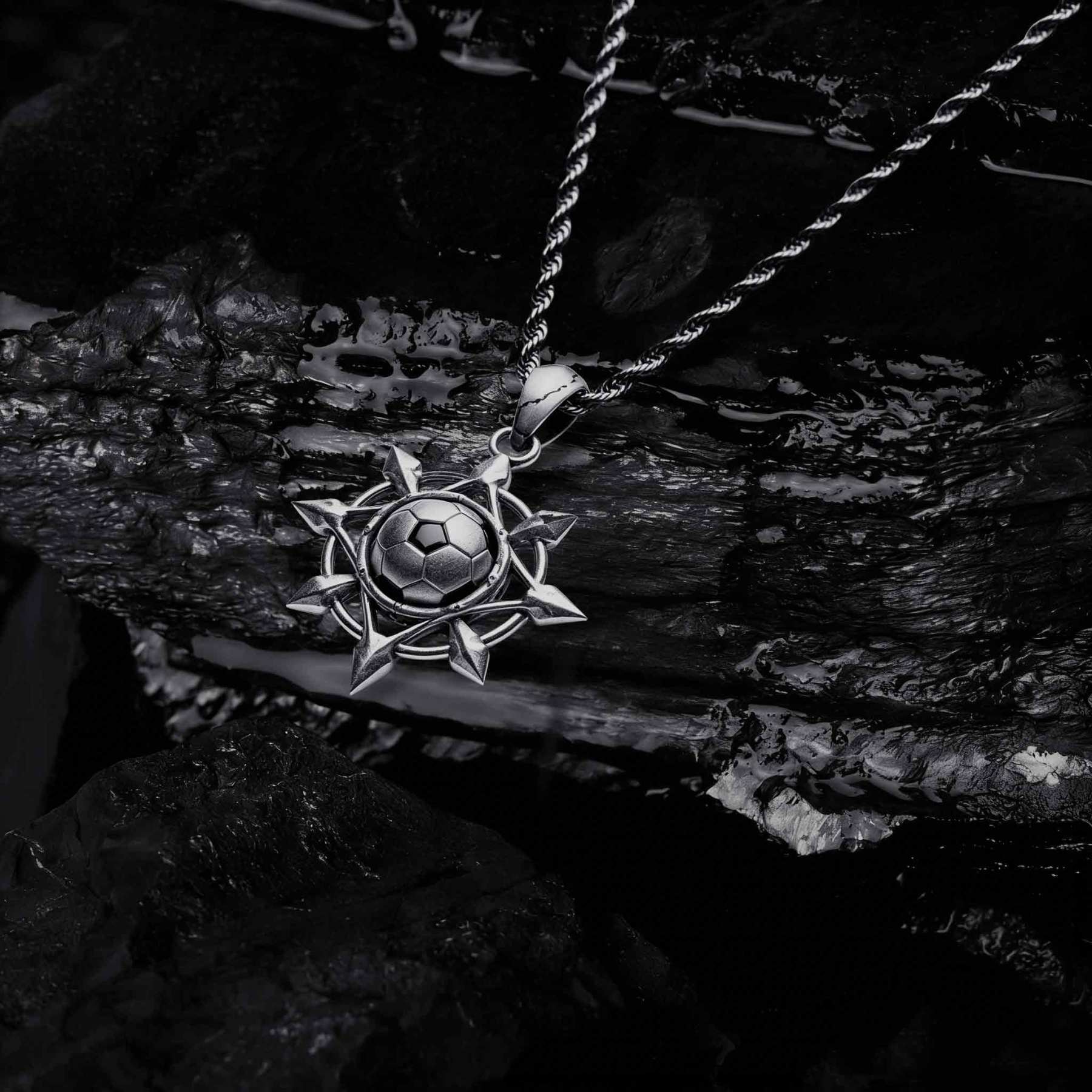 Goal Compass Pendant Necklace