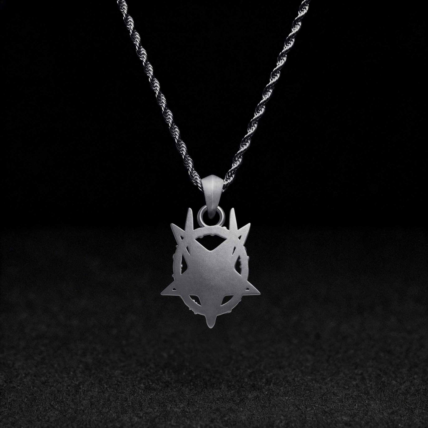 Baphomet Sigil Sculptural Necklace