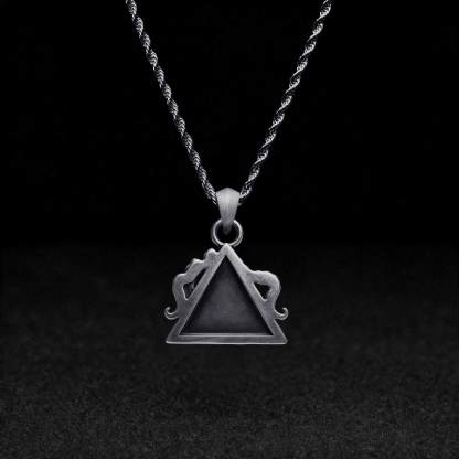 Eye of the Abyss Sculptural Necklace