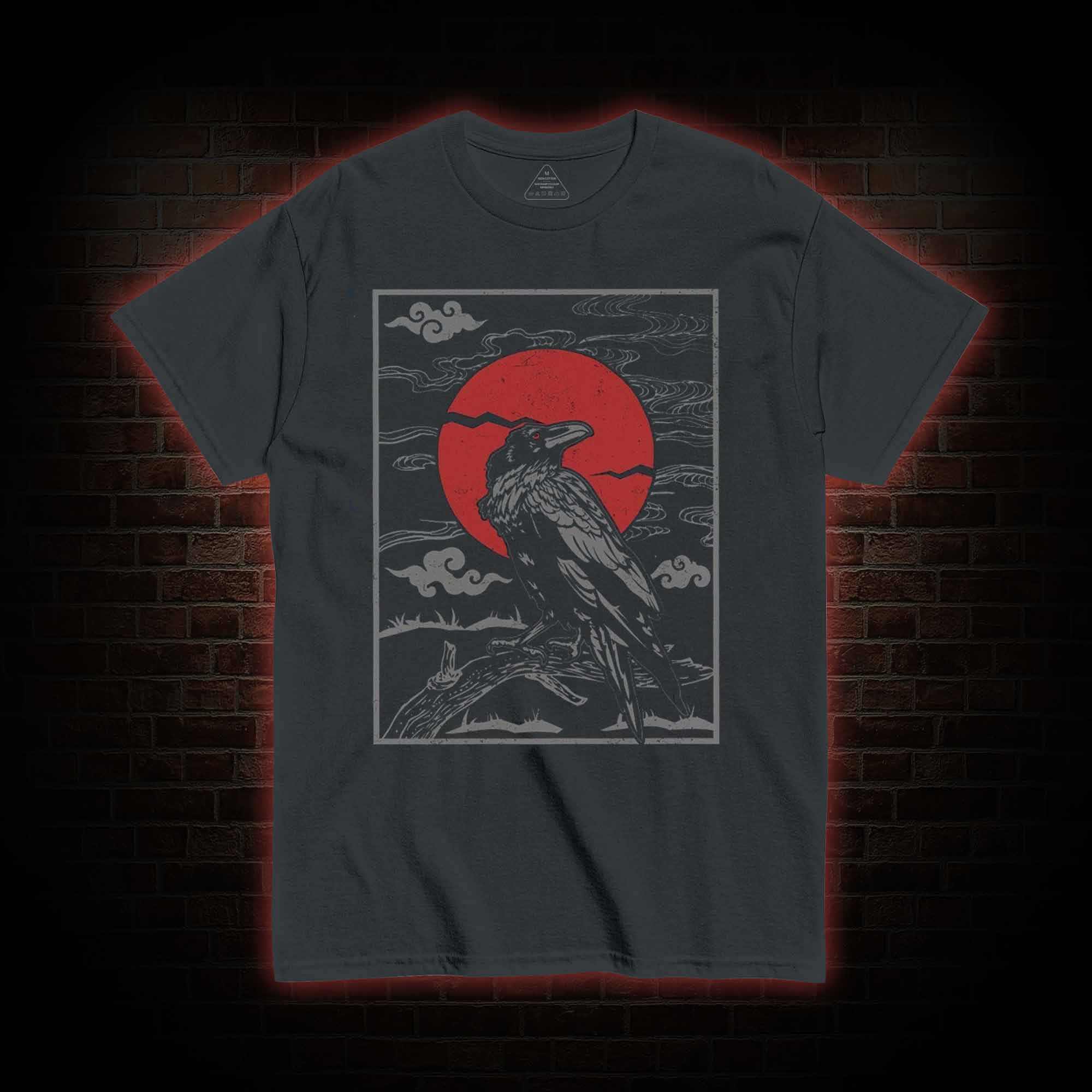 Raven Red Moon Tarot T-Shirt 