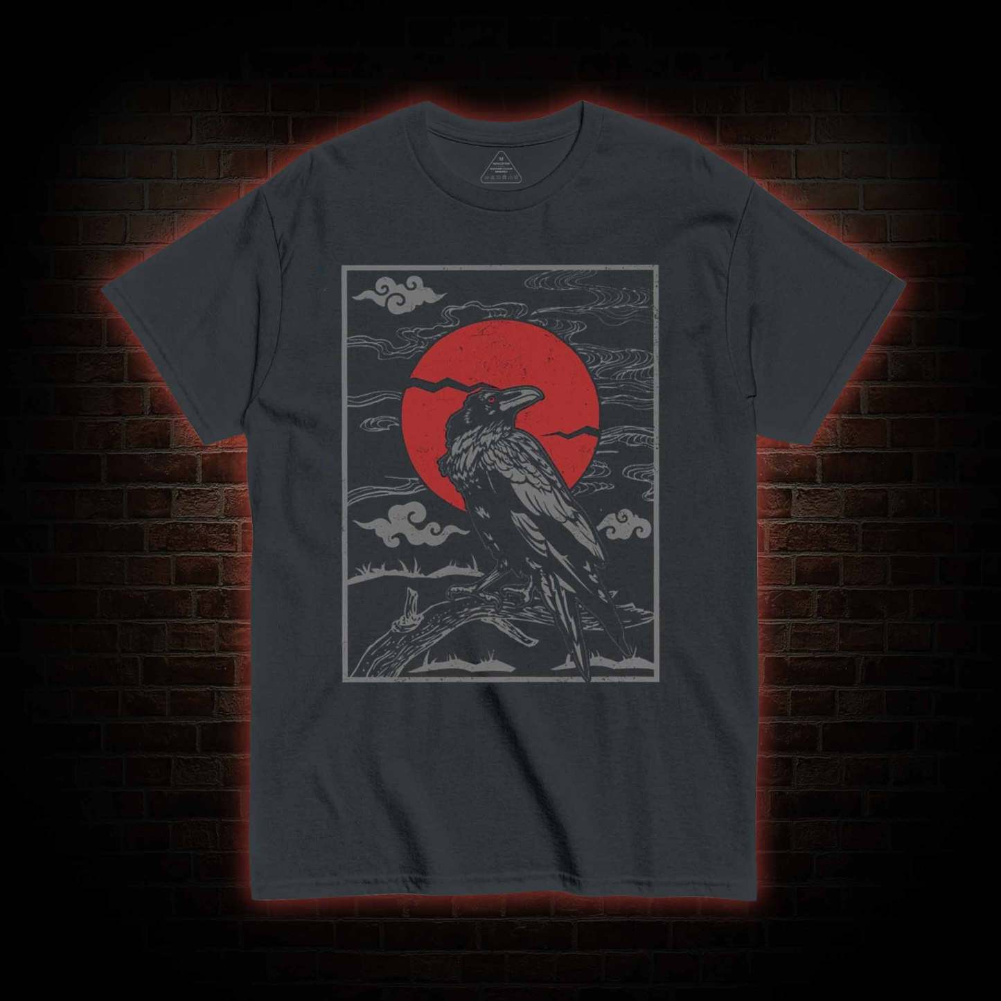 Raven Red Moon Tarot T-Shirt 