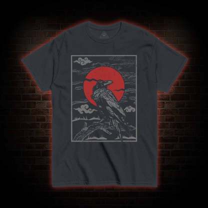 Raven Red Moon Tarot T-Shirt 