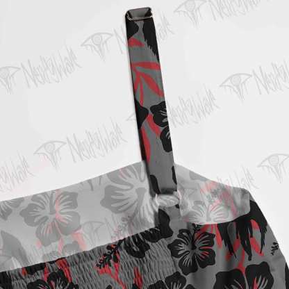 Mothman Spaghetti Strap Long Dress