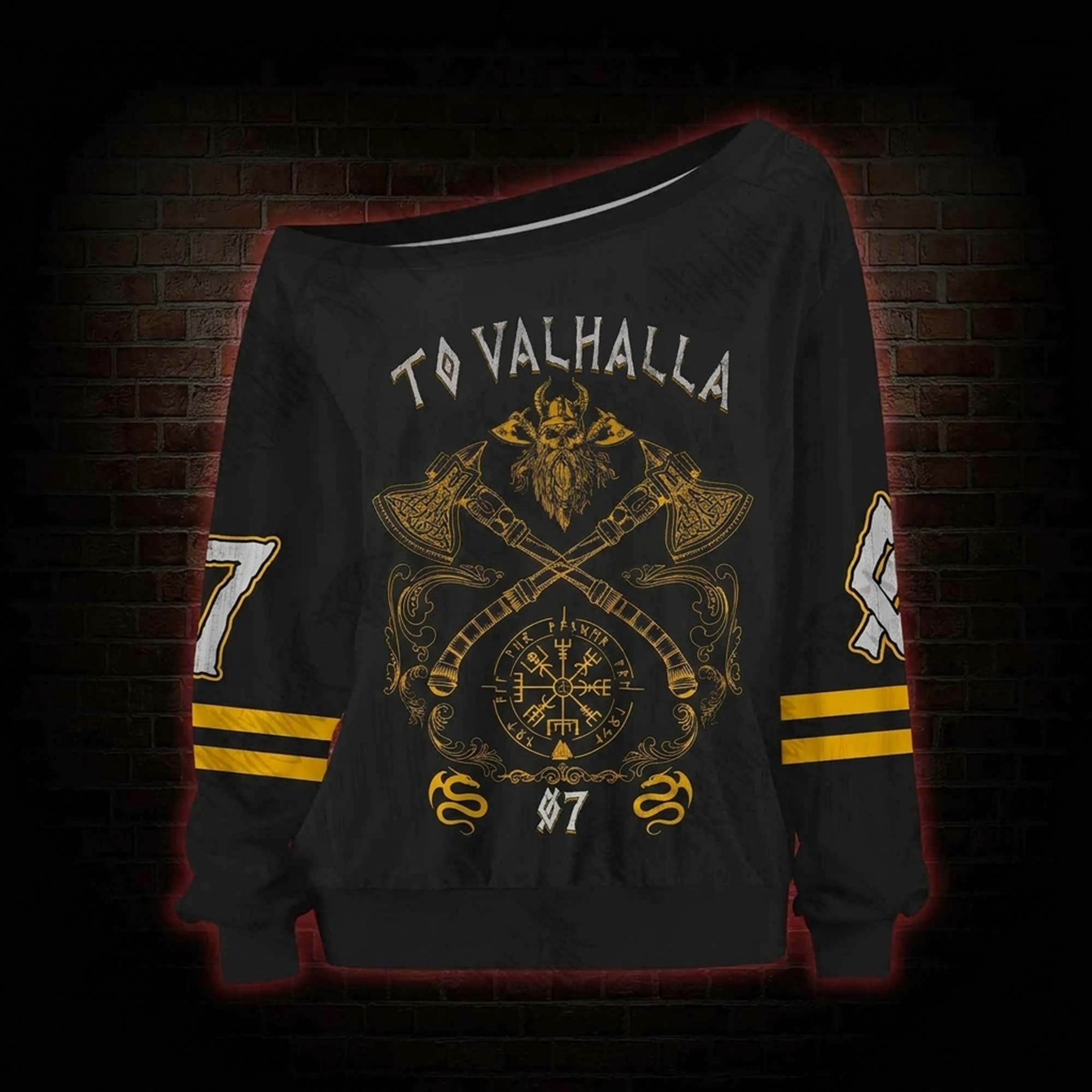 To Valhalla Off Shoulder Jersey