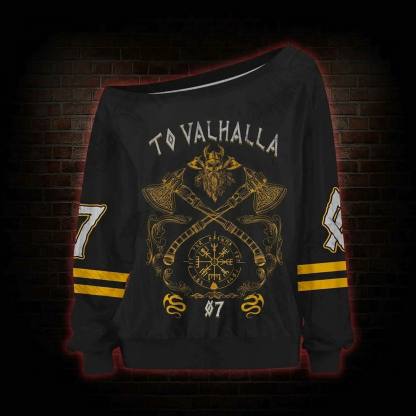 To Valhalla Off Shoulder Jersey