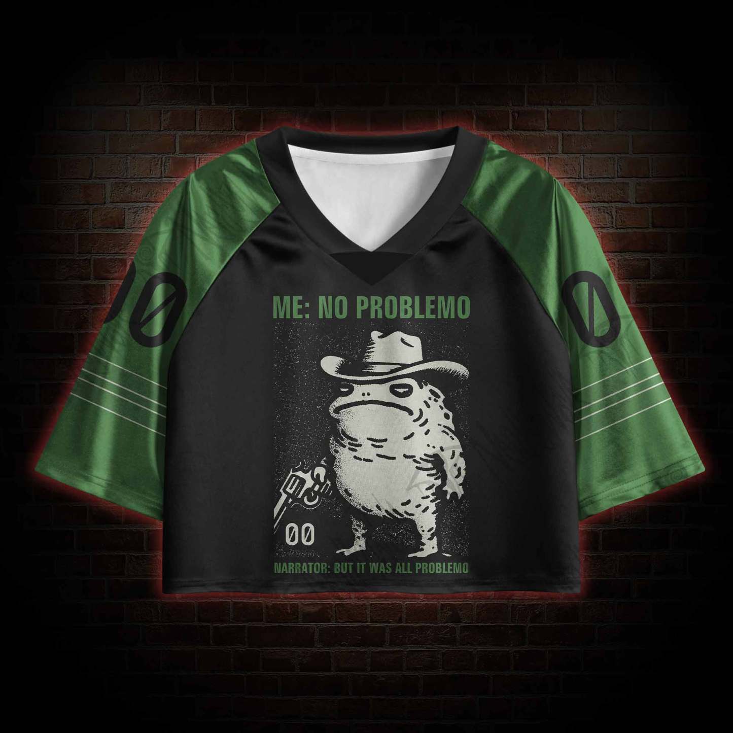No Problemo Frog Sports Crop Jersey