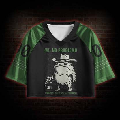 No Problemo Frog Sports Crop Jersey
