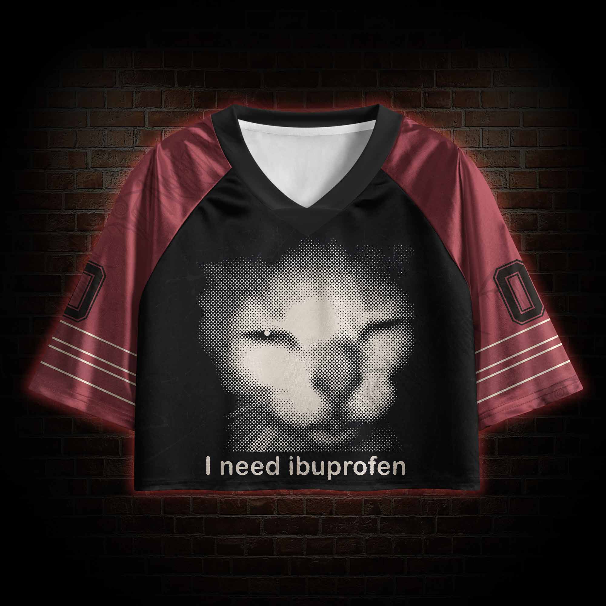 Need Ibuprofen Sports Crop Jersey