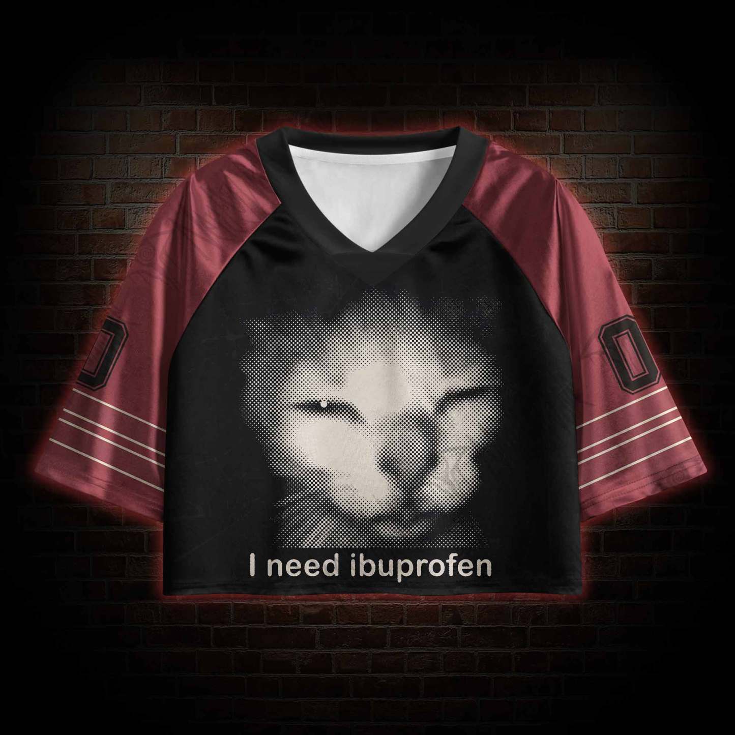 Need Ibuprofen Sports Crop Jersey