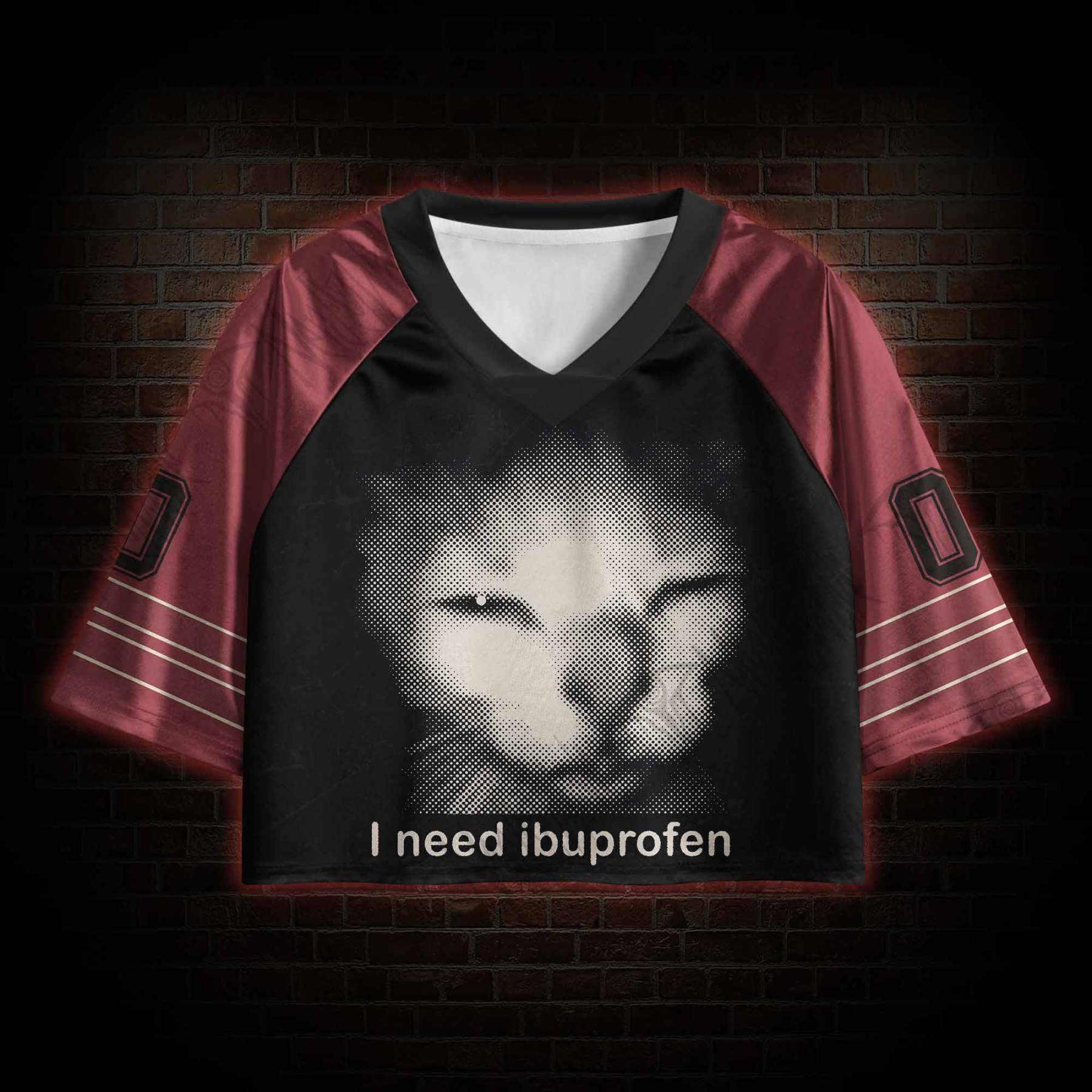 Need Ibuprofen Sports Crop Jersey