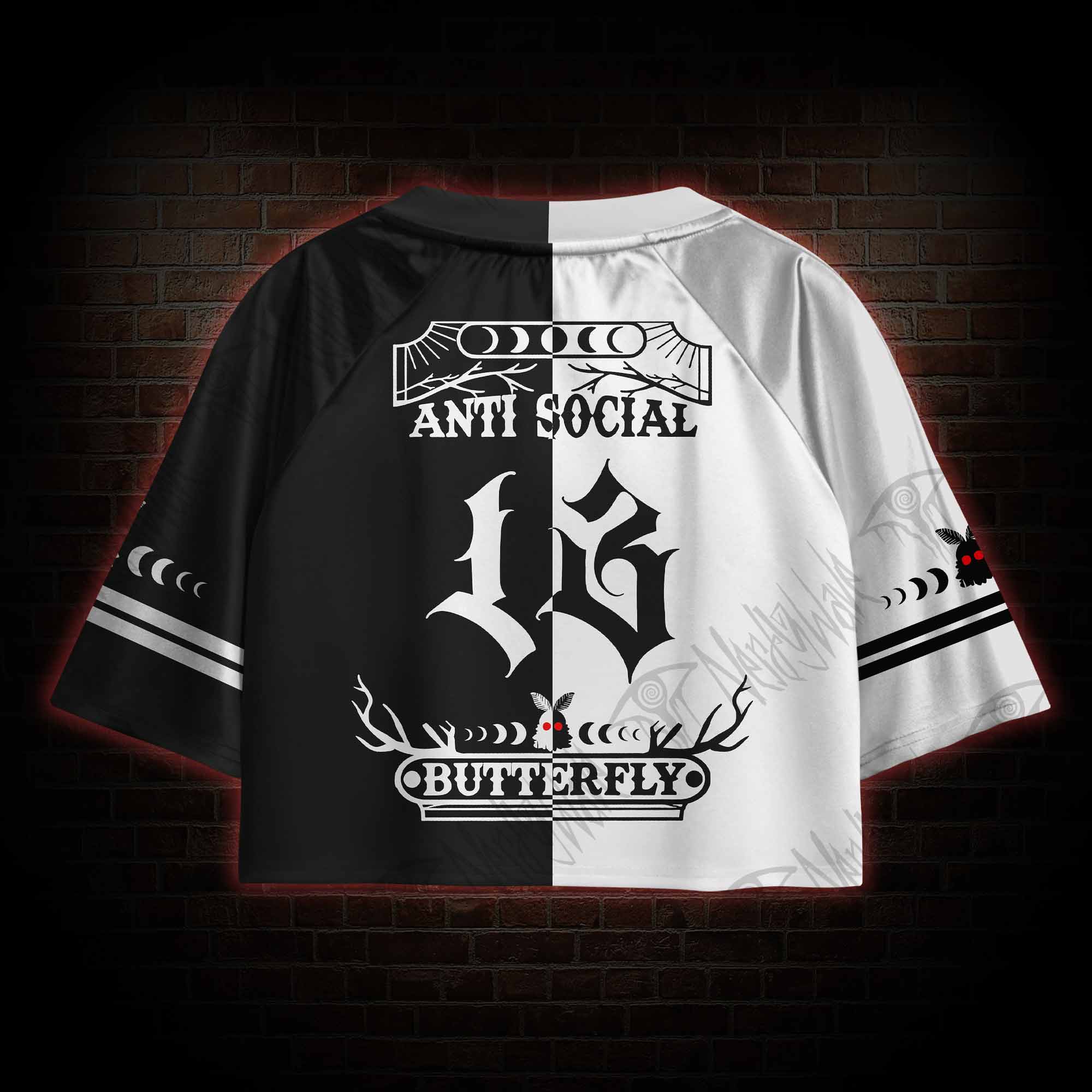Anti-Social Butterfly Sports Crop Jersey