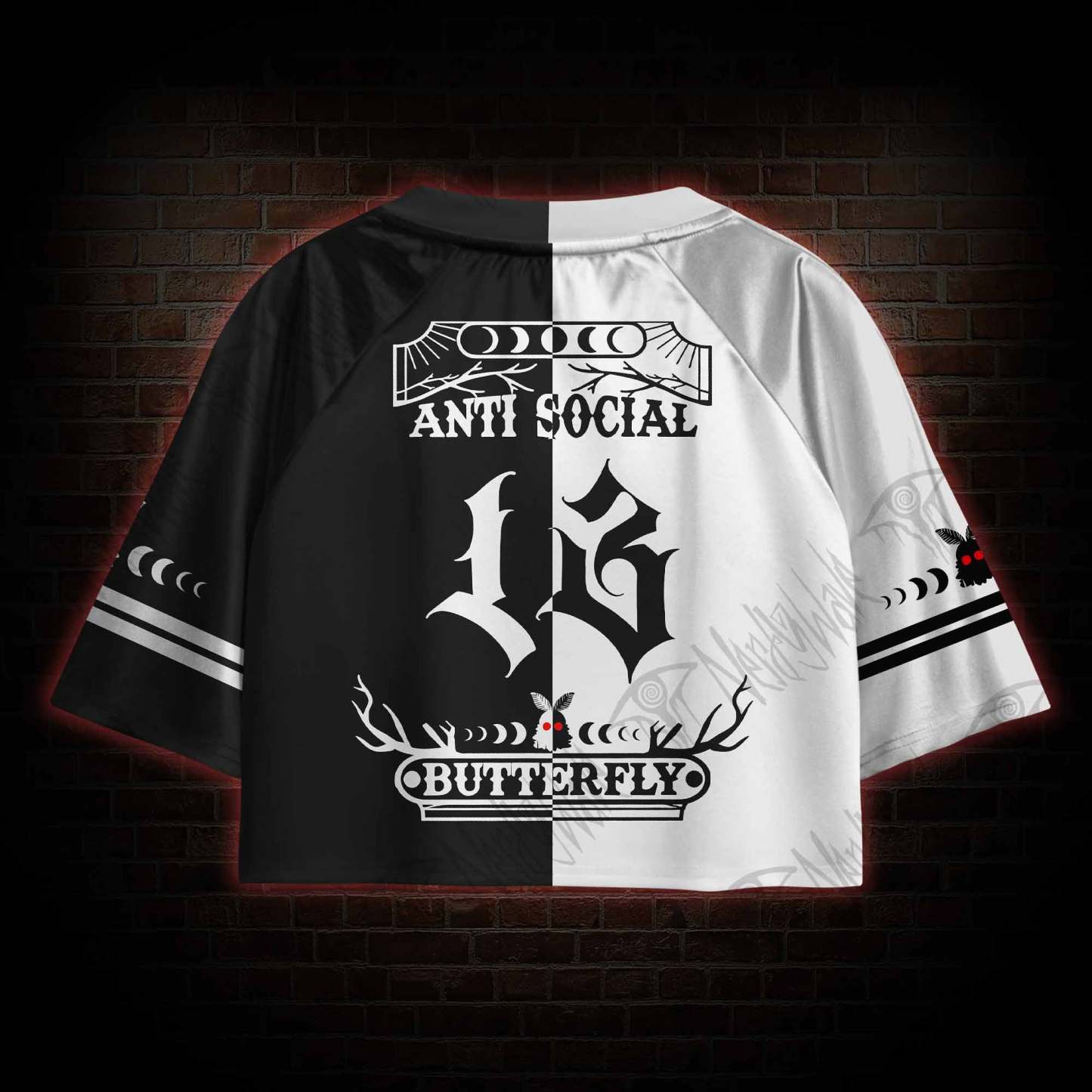 Anti-Social Butterfly Sports Crop Jersey